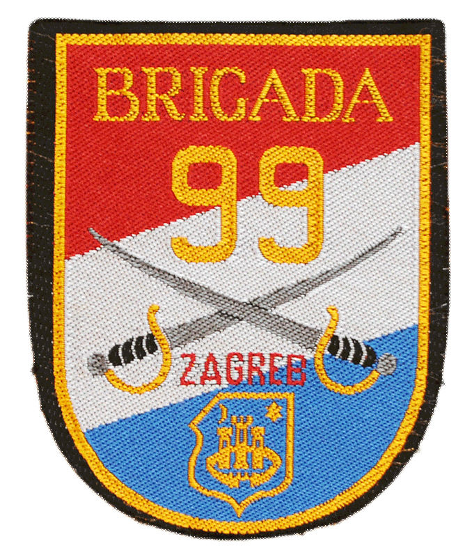 Vojna oznaka 99. brigade Hrvatske vojske - Zagreb
