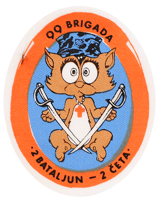 Vojna oznaka 2. čete 2. bataljuna 99. brigade - Zagreb