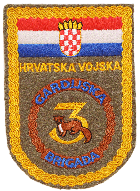 Vojna oznaka 3. gardijske brigade HV - OSIJEK
