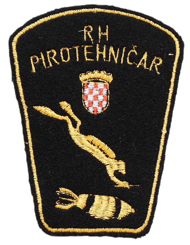Vojna oznaka PIROTEHNIČAR, postrojba za posebne namjene Hrvatske vojske - Zagreb