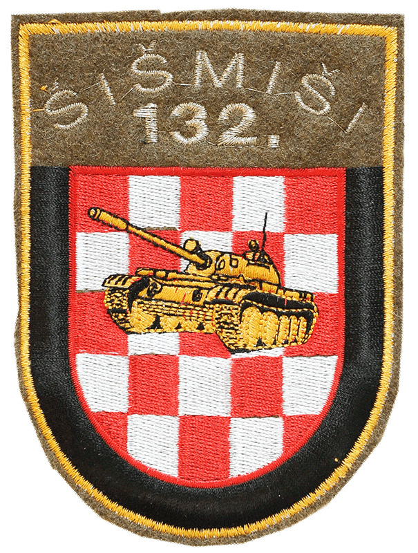 Vojna oznaka ŠIŠMIŠI, postrojba 132. brigade Našice