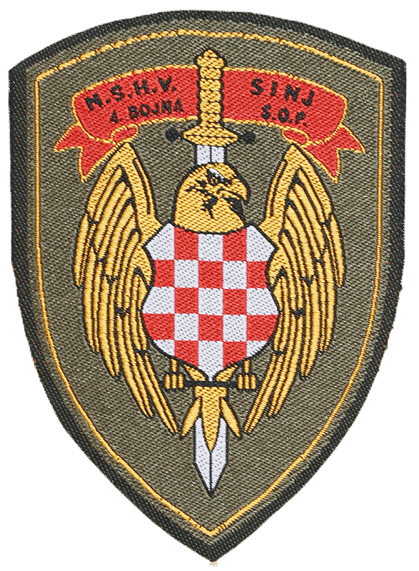 Vojna oznaka 4. bojne Nastavnog središta HV Sinj