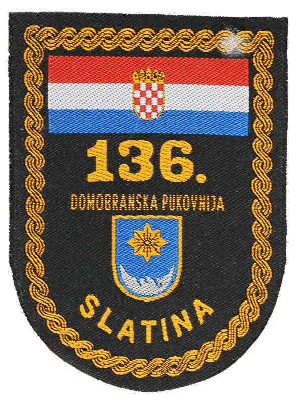 Vojna oznaka 136. domobranske pukovnije HV - Slatina