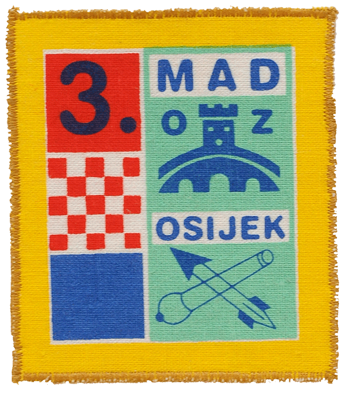 Vojna oznaka 3. mješoviti artiljerijski diviziun - Osijek,