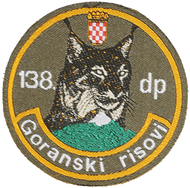 Vojna oznaka GORSKI RISOVI, 138. domobranska pukovnija HV - Delnice