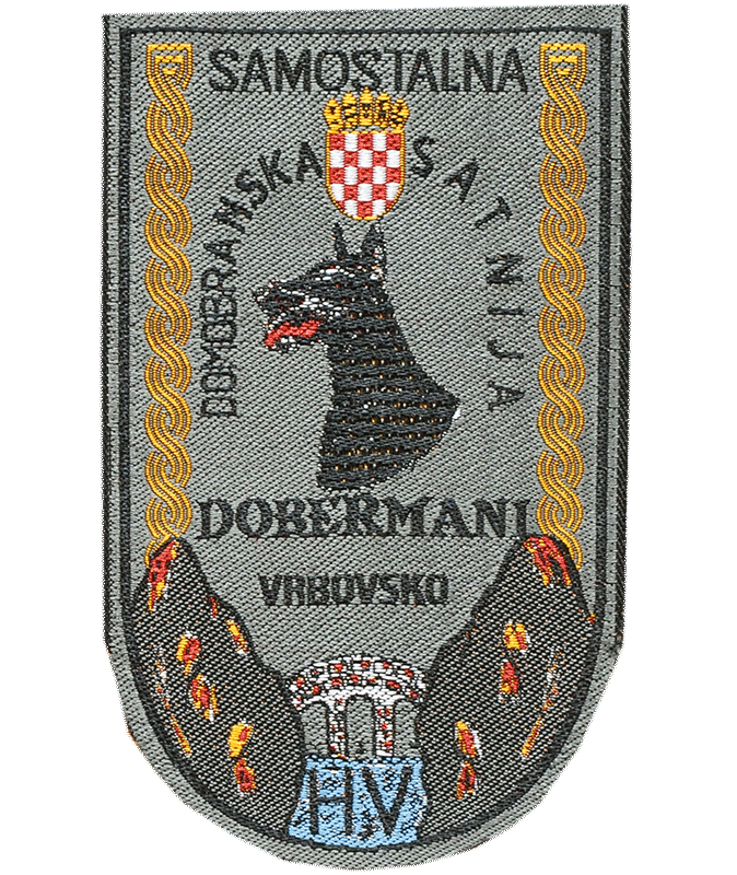 Vojna oznaka DOBERMANI - Samostalna domobranska satnija - Vrbovsko