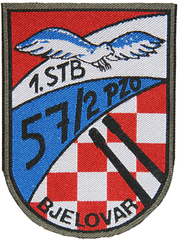 Vojna oznaka 1 samostalna topnička bitnica 57/2 mm, protuzračne obrane - Bjelovar