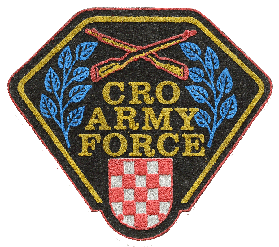 HRV ARMY, znak koji su koristile hrvatske dragovoljačke postrojbe