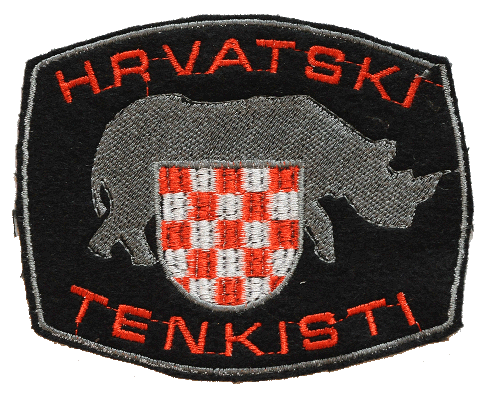 Vojna oznaka HRVATSKI TENKISTI, oklopno-mehanizirana postrojba ZNG - Zagreb