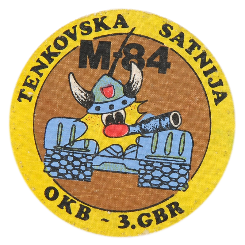 Vojna oznaka TENKOVSKA SATNIJA M- 84 OKB 3. gardijske brigade - Osijek